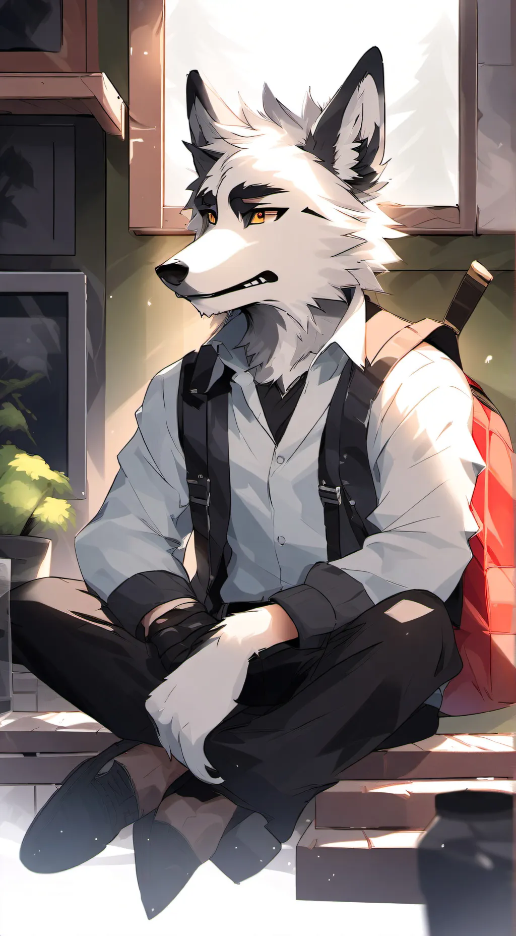 ai character: Devon. background