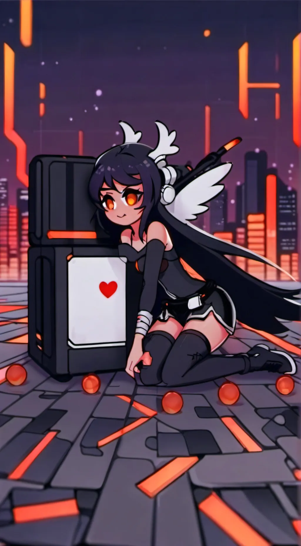 ai character: Sasha x mr demi background