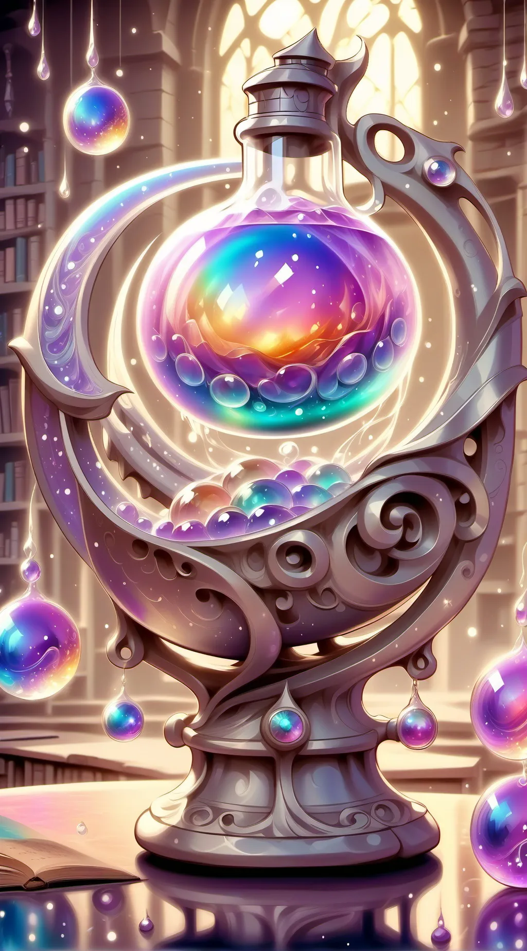 ai character: Magic School background