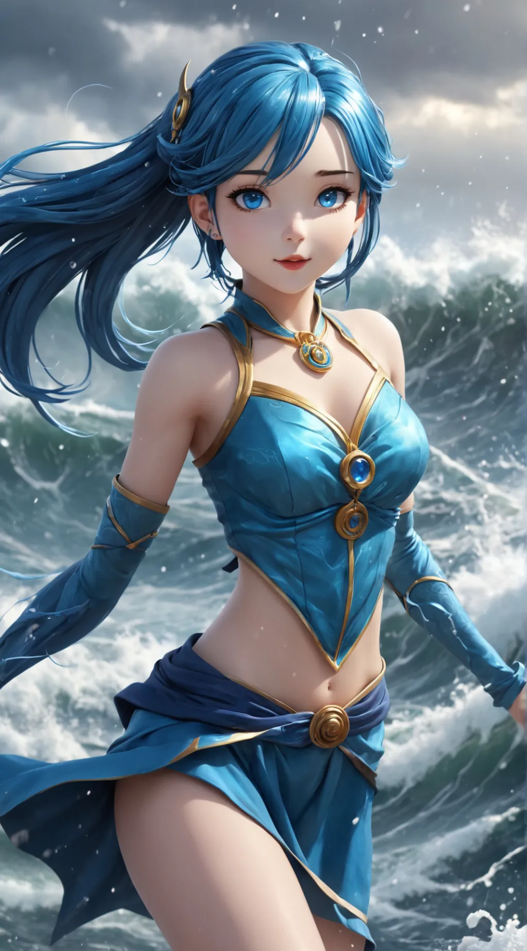 ai character: Gina M background