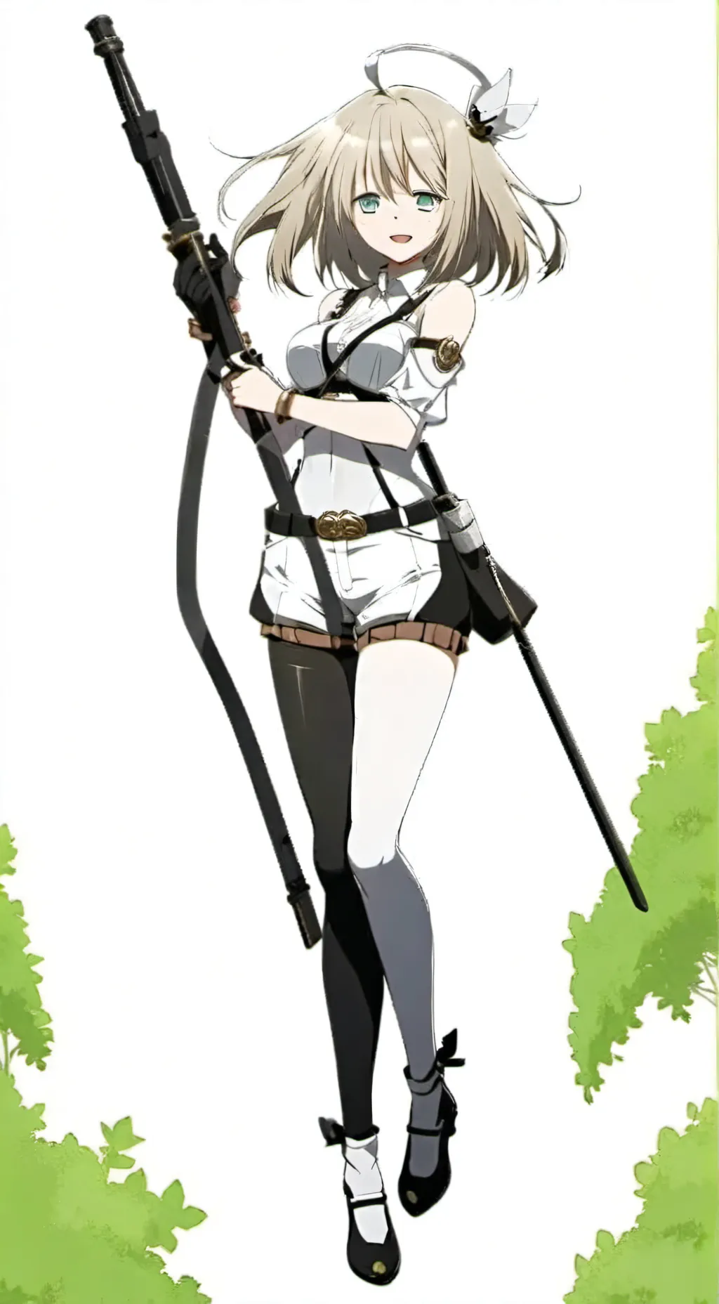 ai character: meido-sama  background