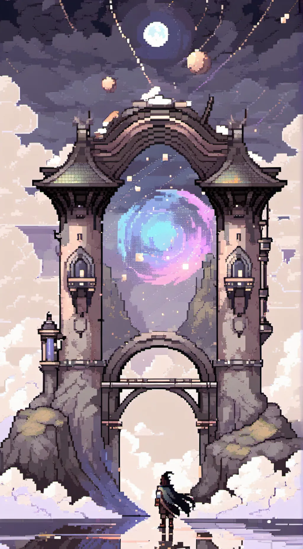 ai character: MULTIVERSE GATE! background