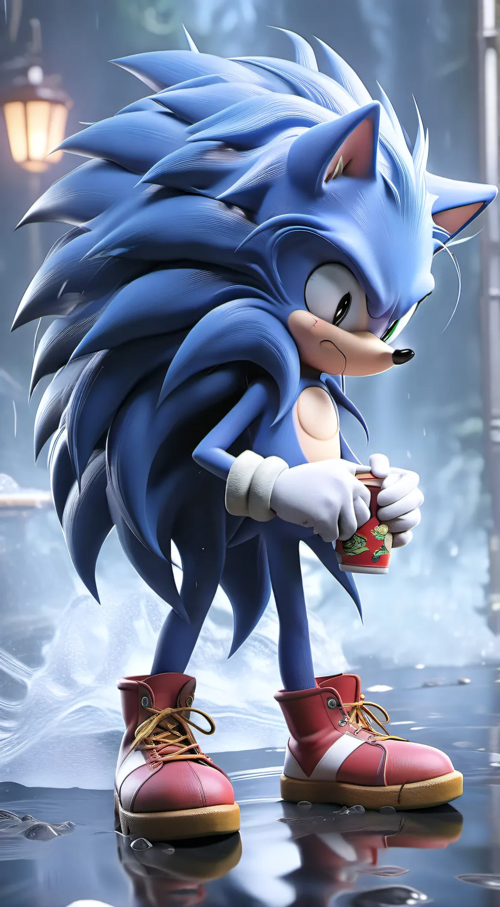 ai character: Sonic background