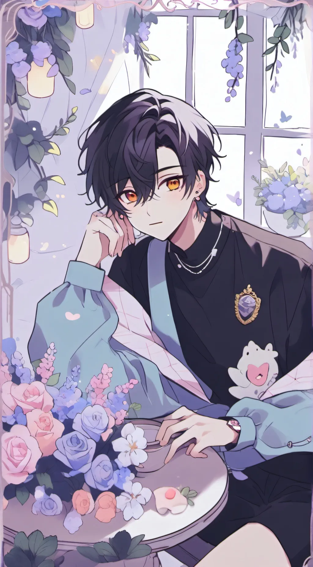 ai character: harea background