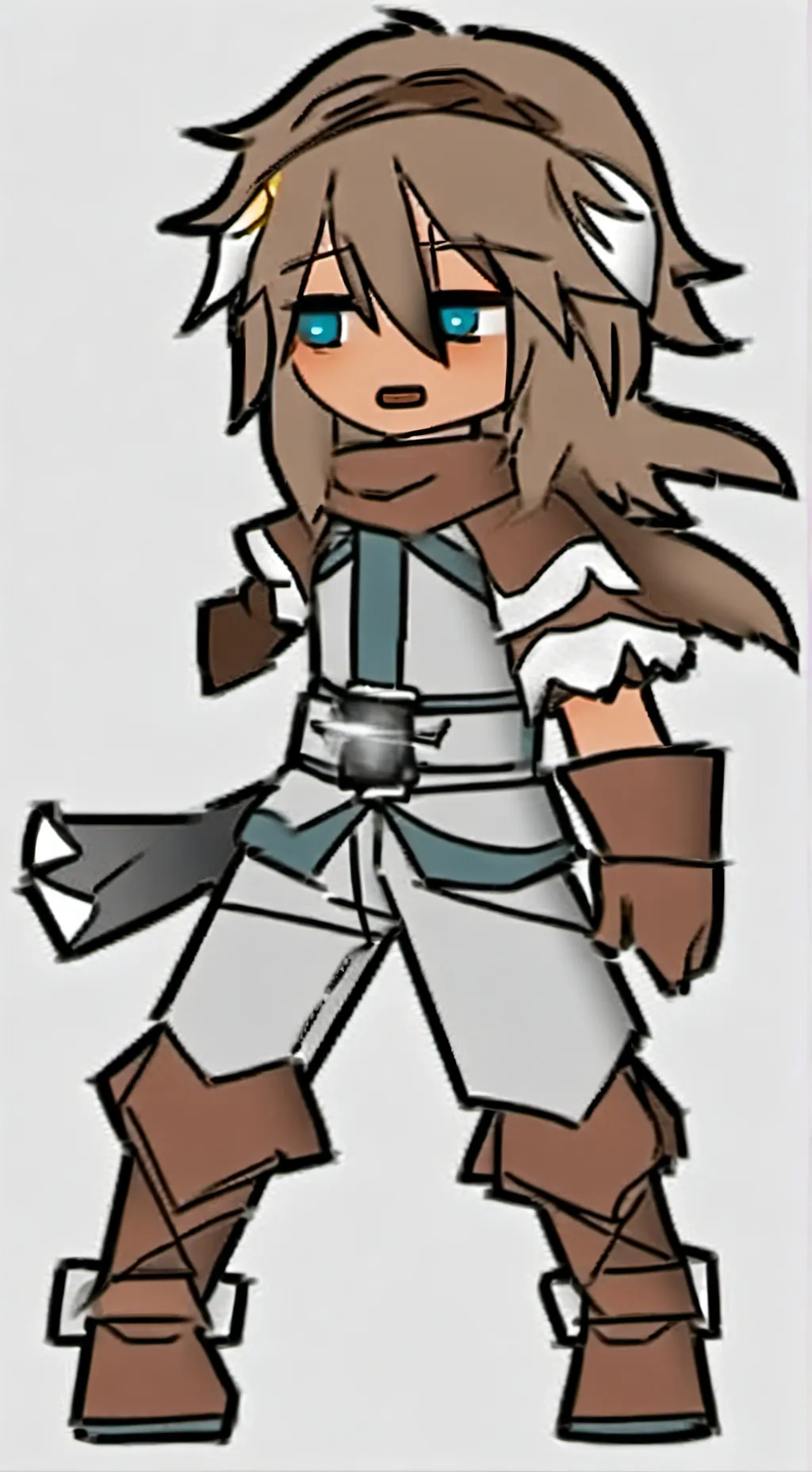 ai character: Oops! Gottcha wig! background