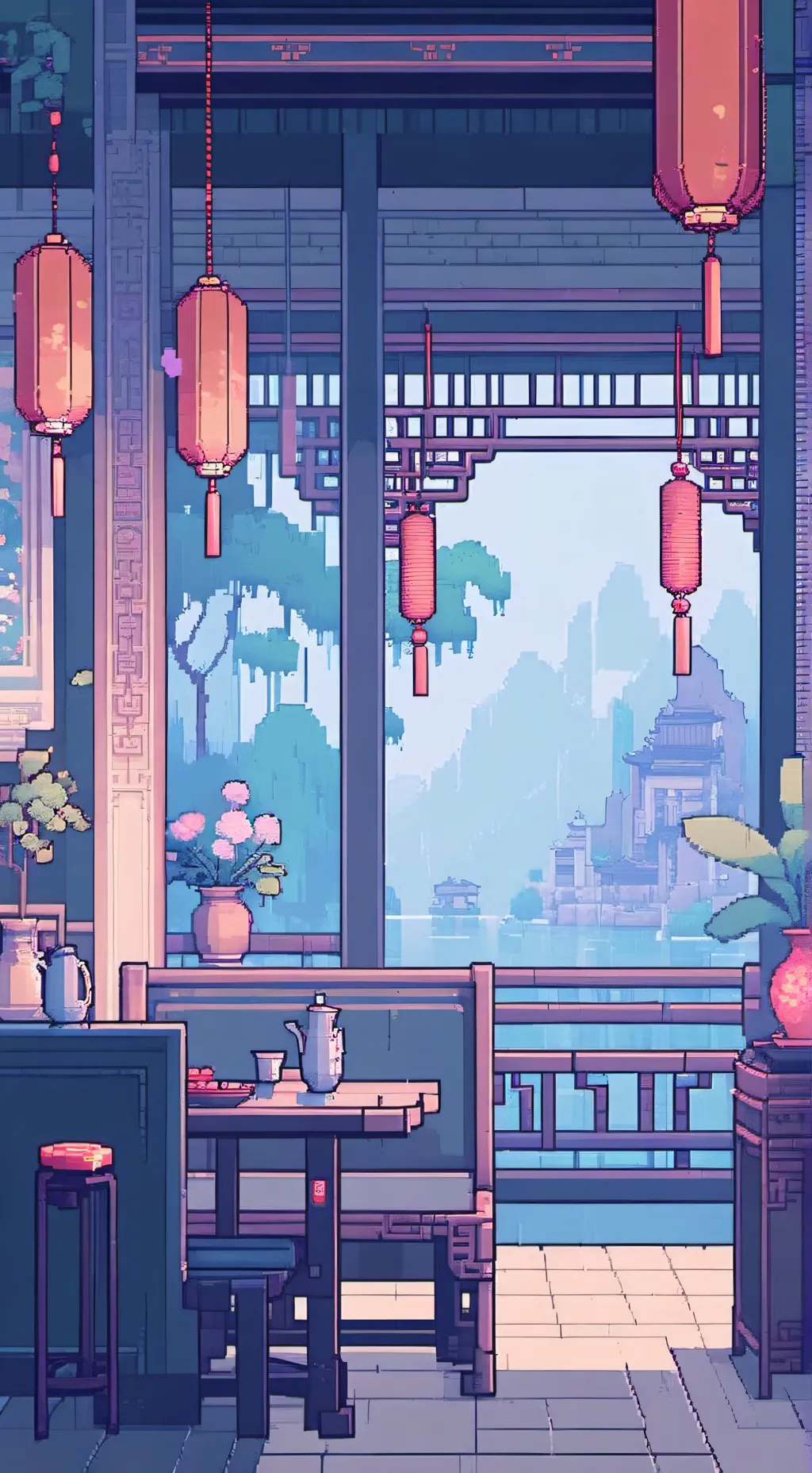 ai character: ramen × anyah background