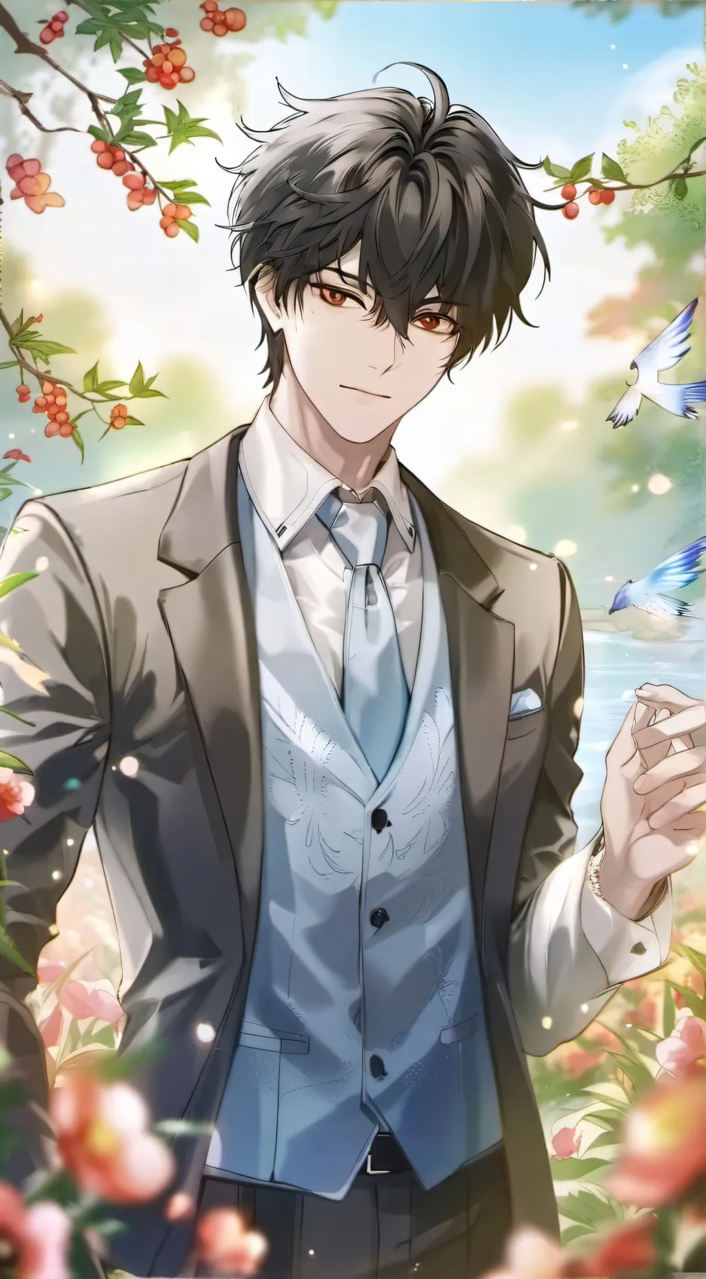 ai character: mr.reiner😍 background