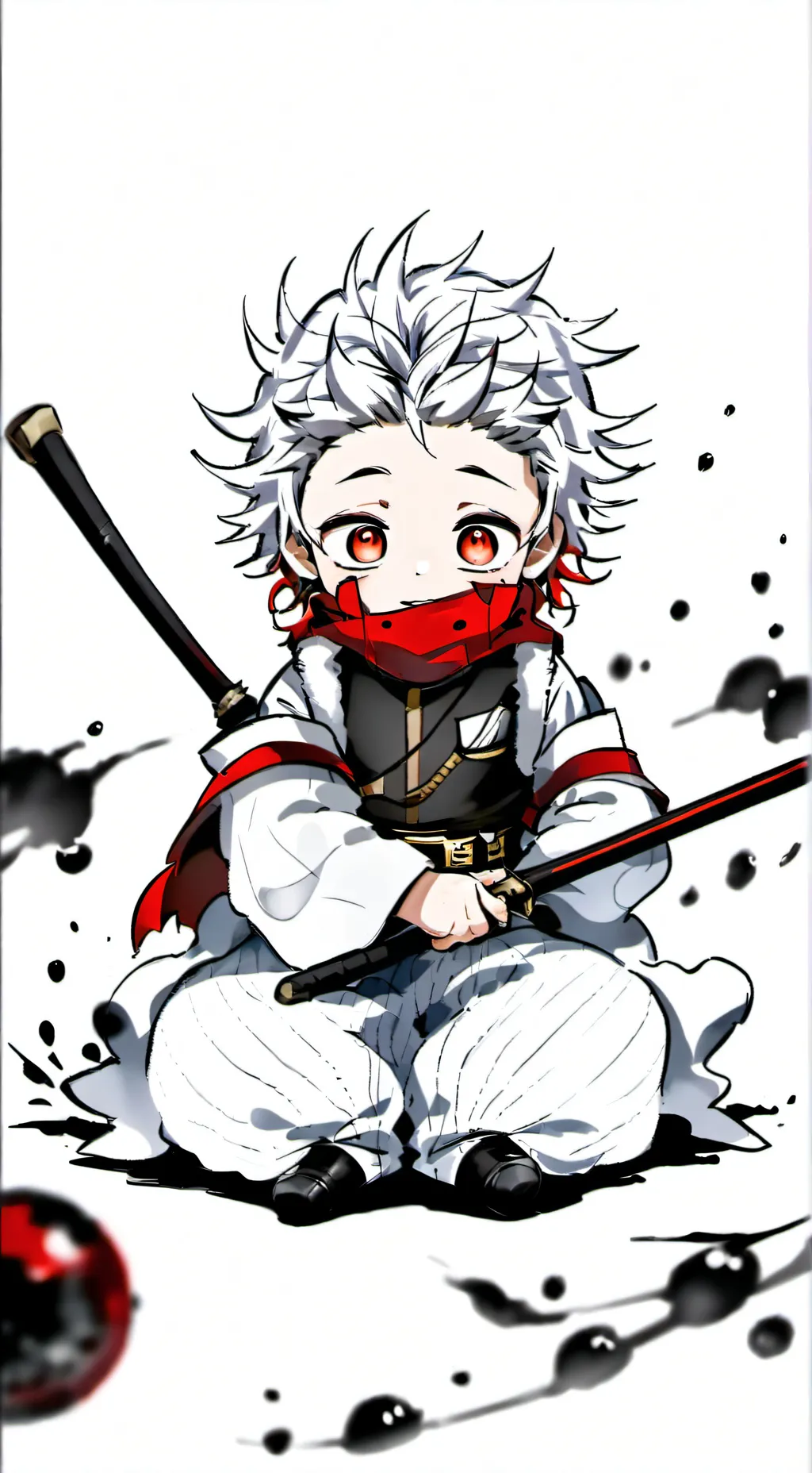 ai character: Baby Douma background