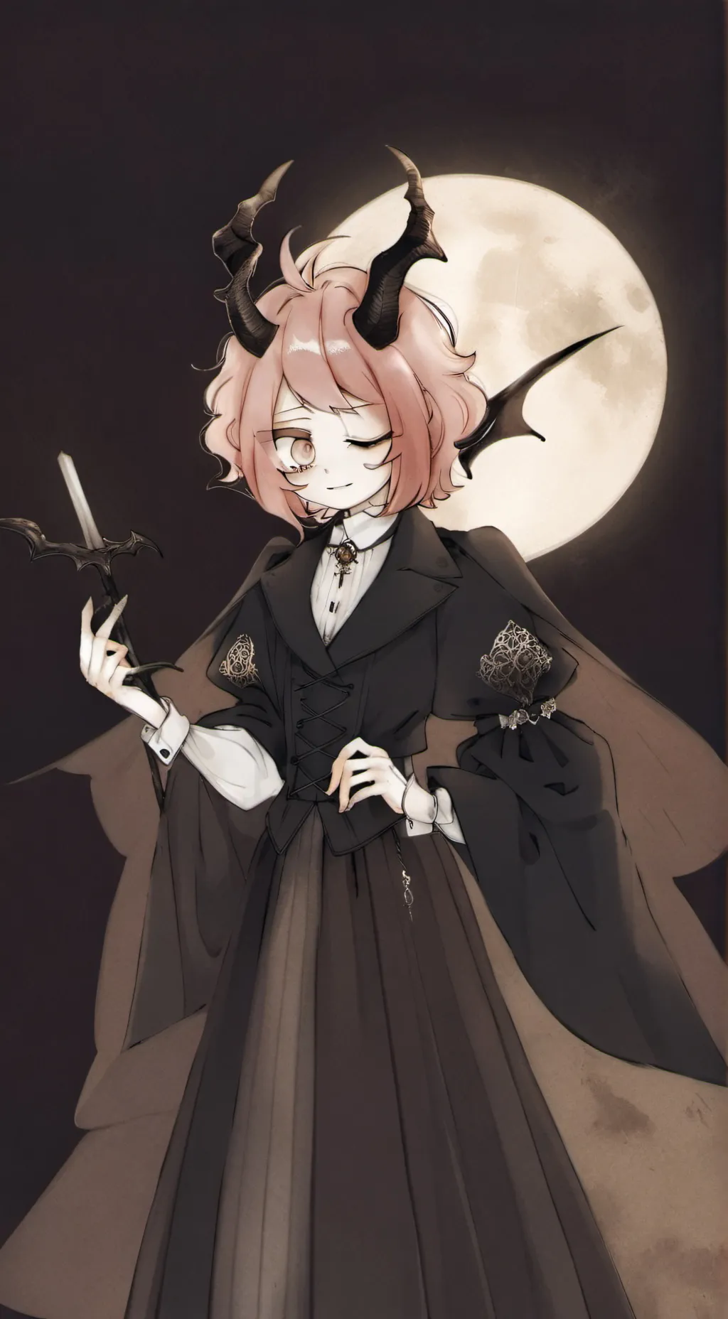 ai character: ❣demonio caído❣ background