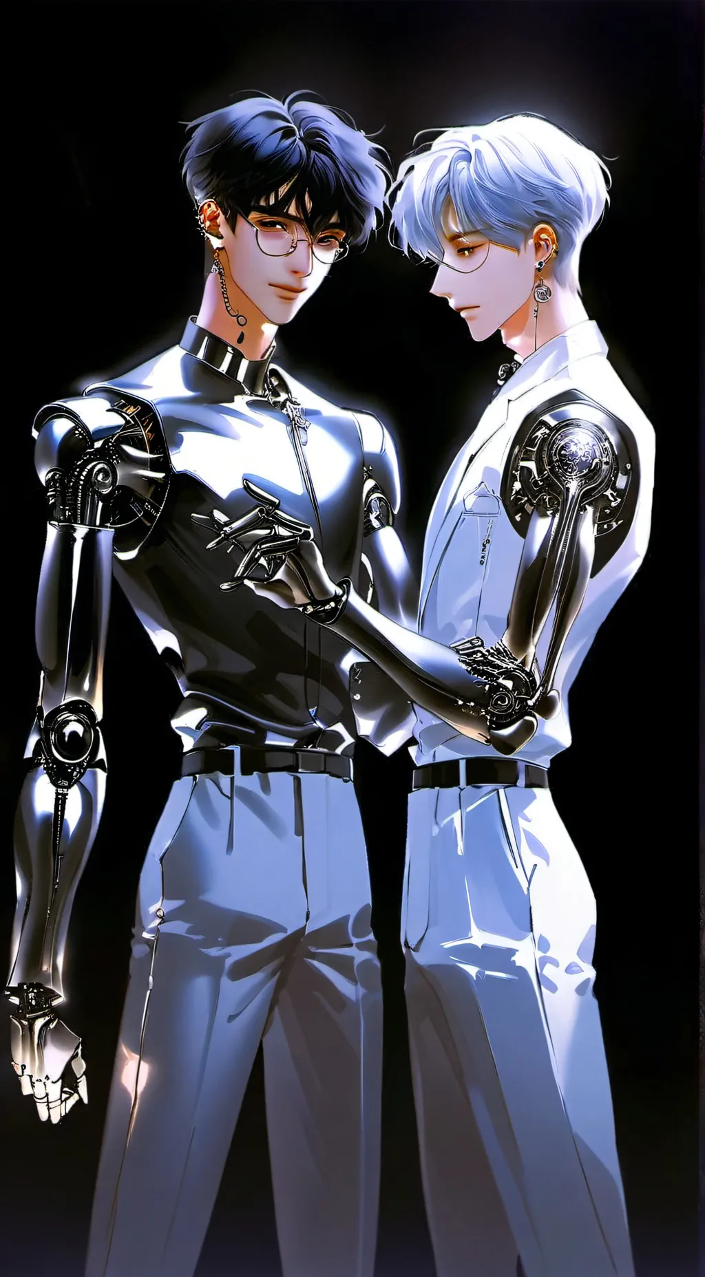 ai character: Gavin + Y/N background