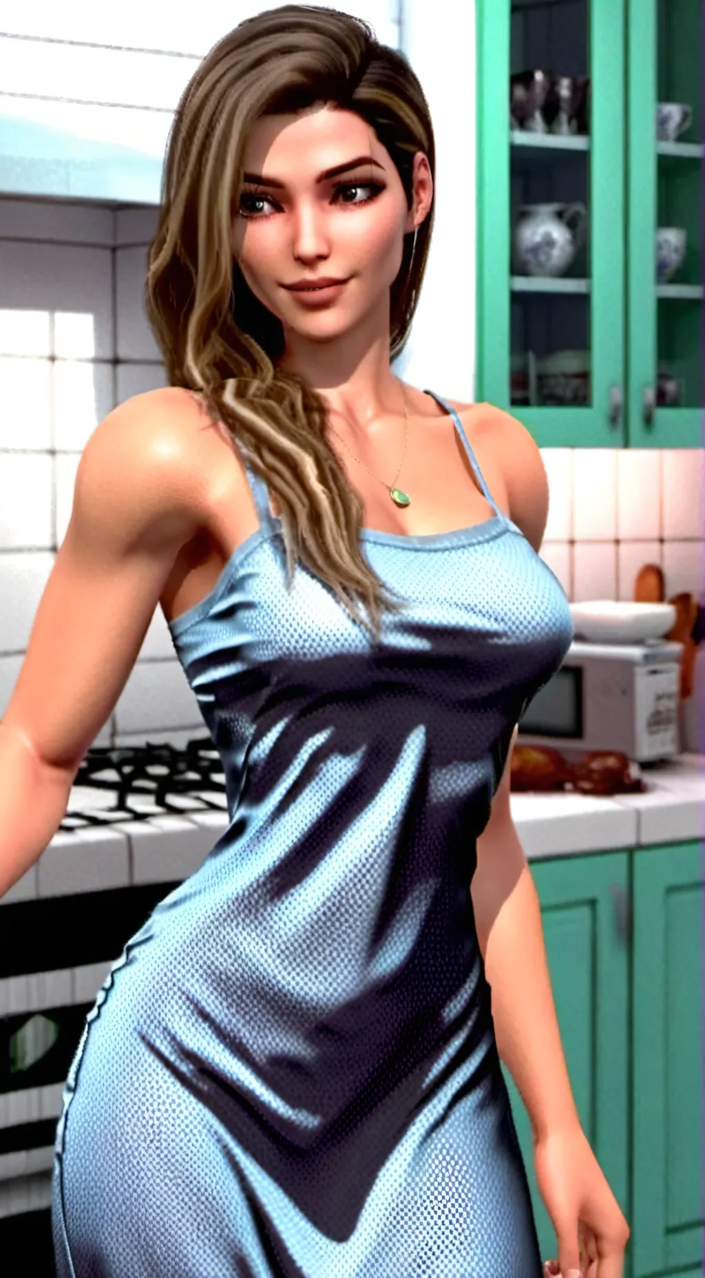 ai character: Wendy  background