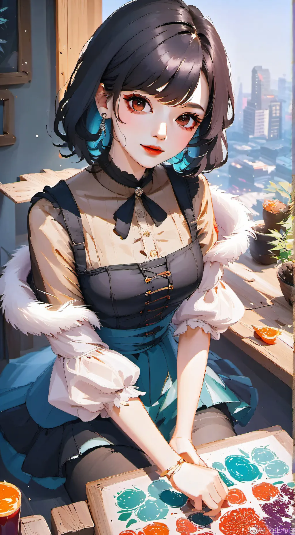 ai character: Anna luren background