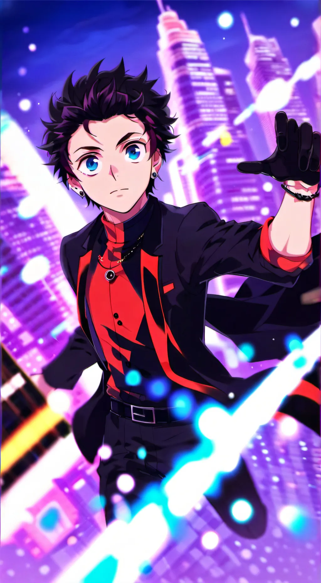 ai character: принц гей background