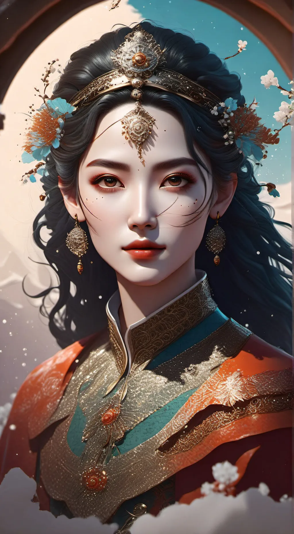 ai character: The emoji virus background