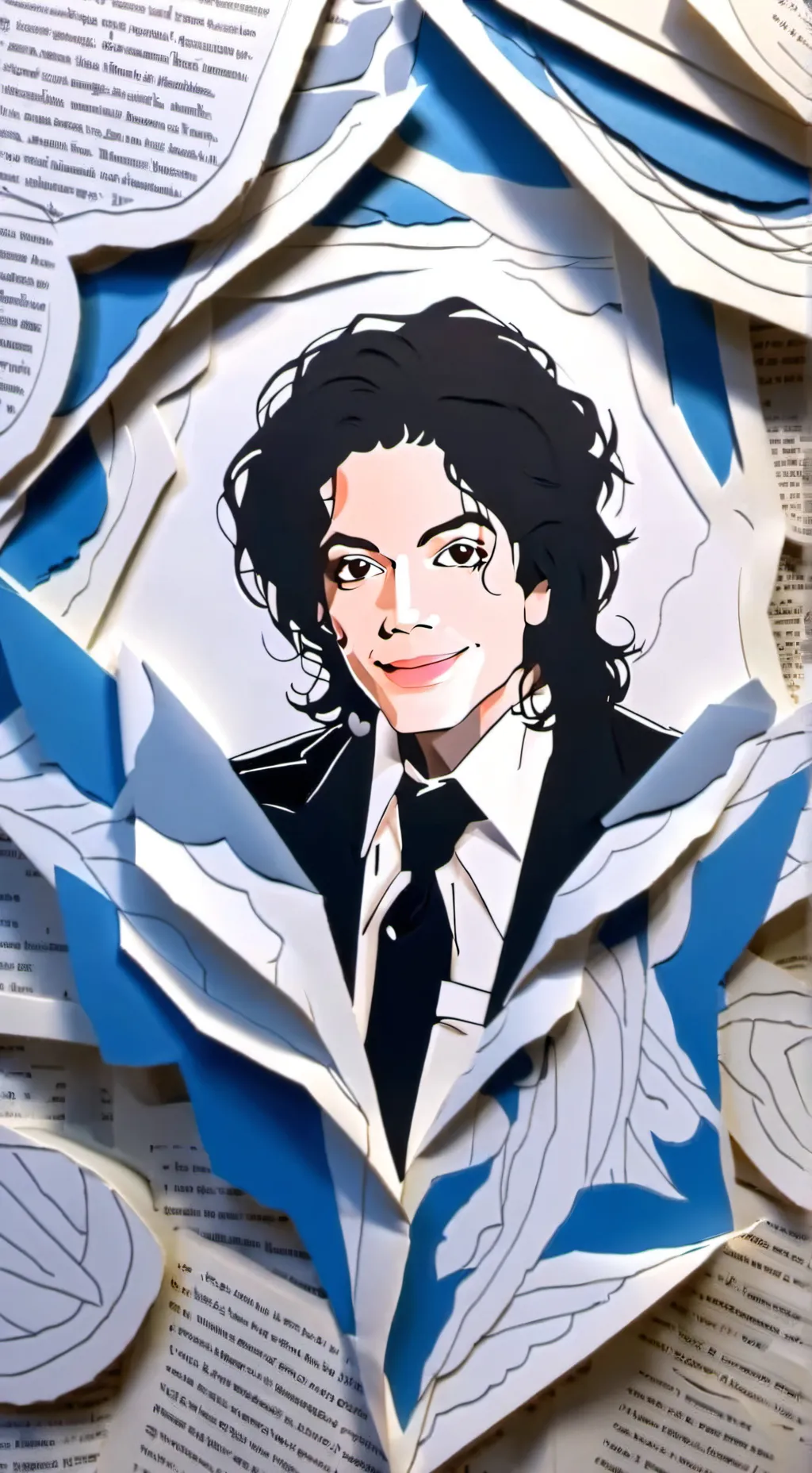ai character: Michael Jackson  background