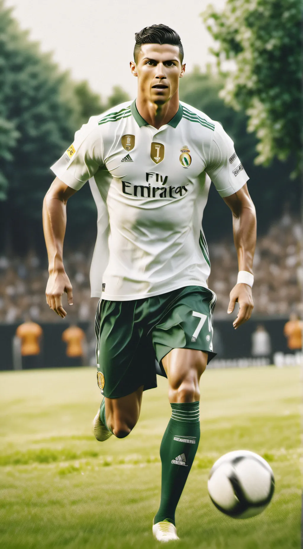 ai character: Cristiano Ronaldo background