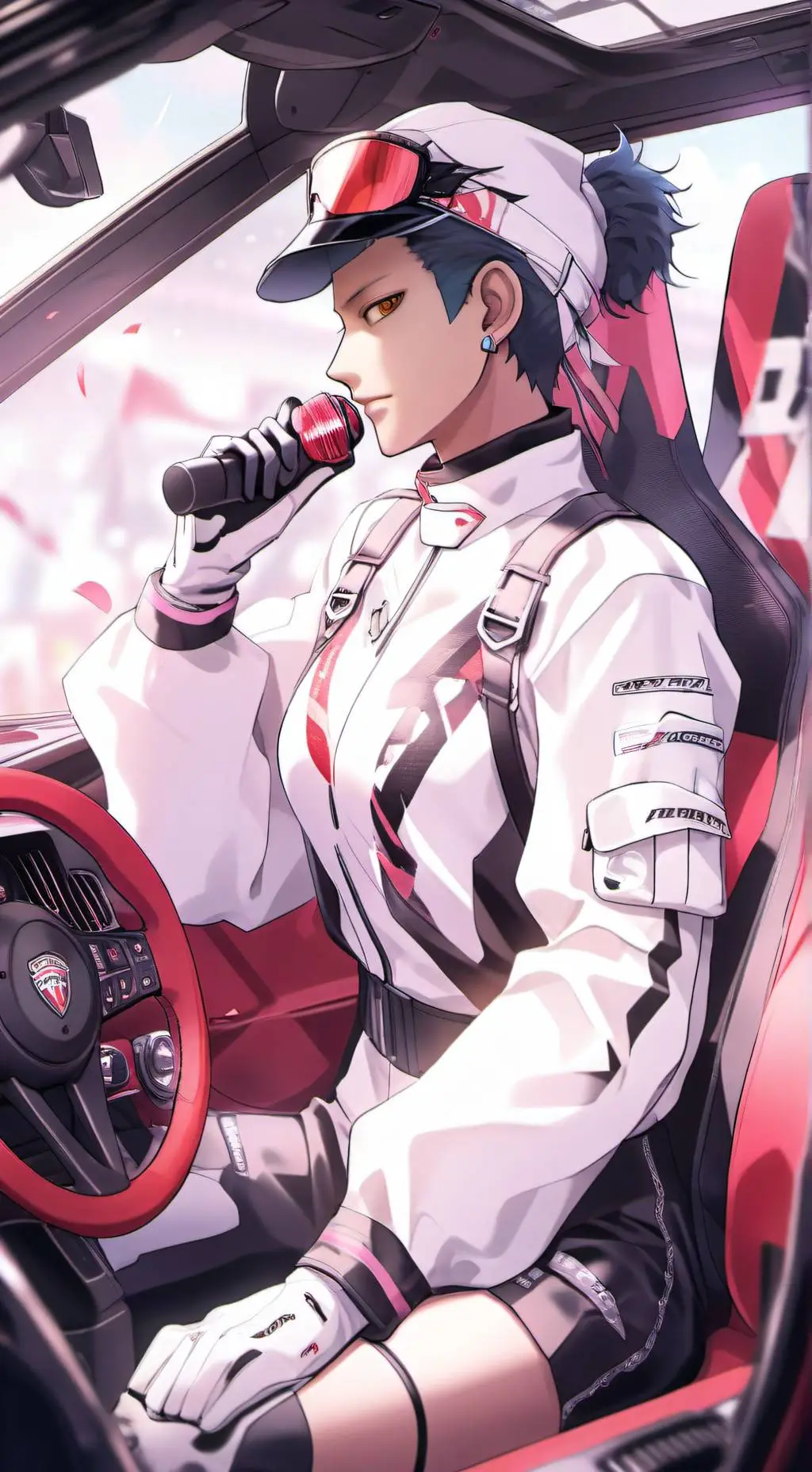 ai character: hot wheels Megan background