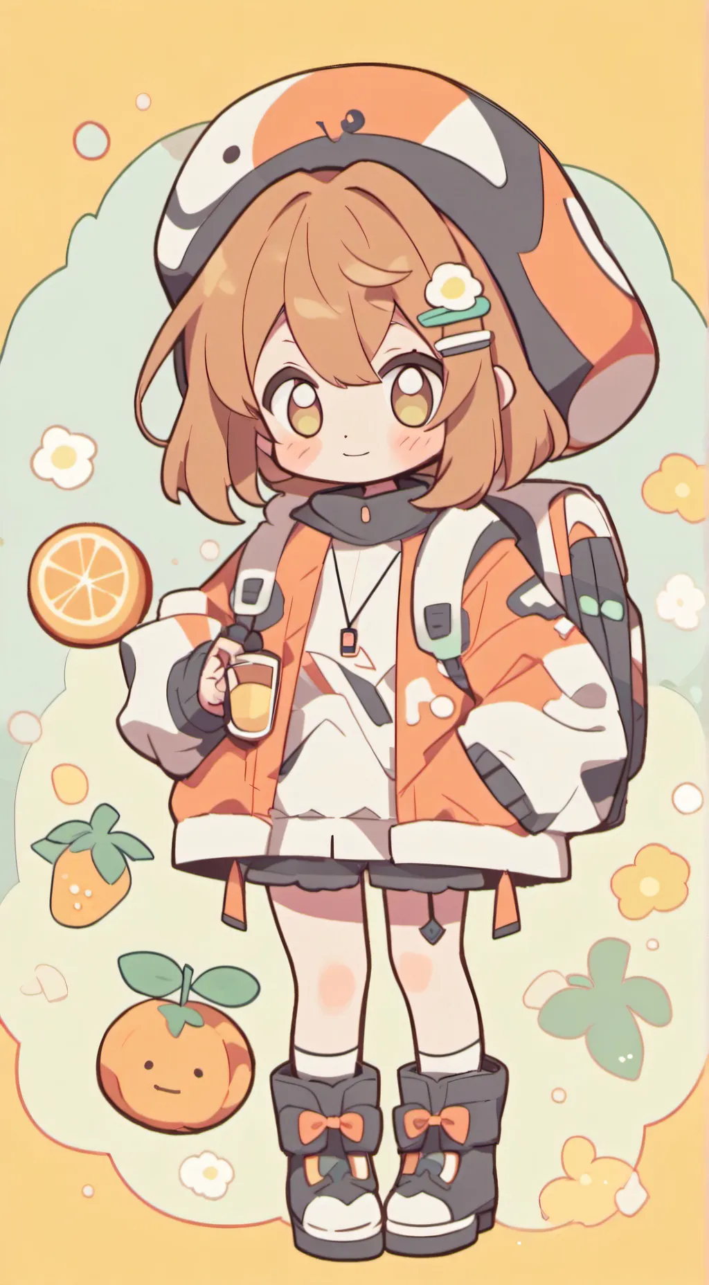 ai character: 🍊🧡YO🧡🍊 background