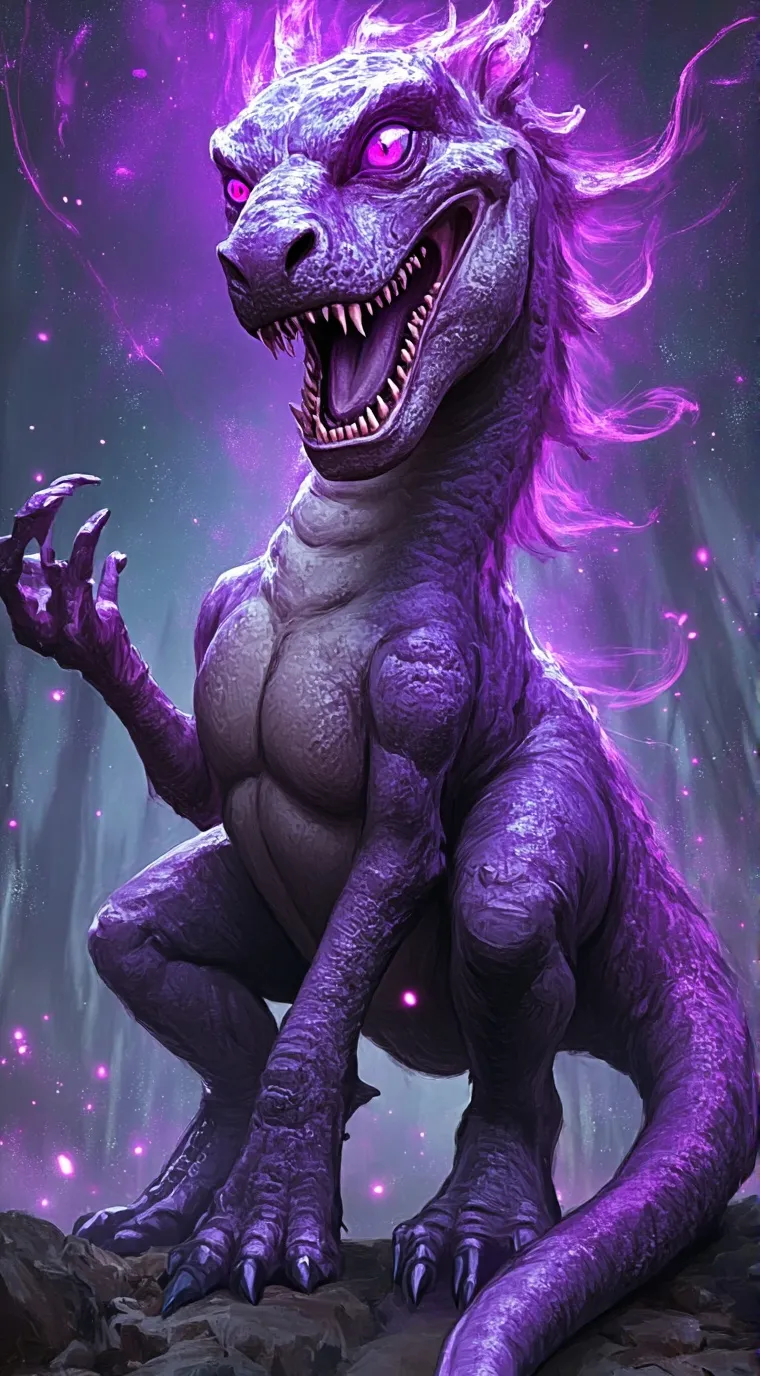 ai character: Namni the Dino background