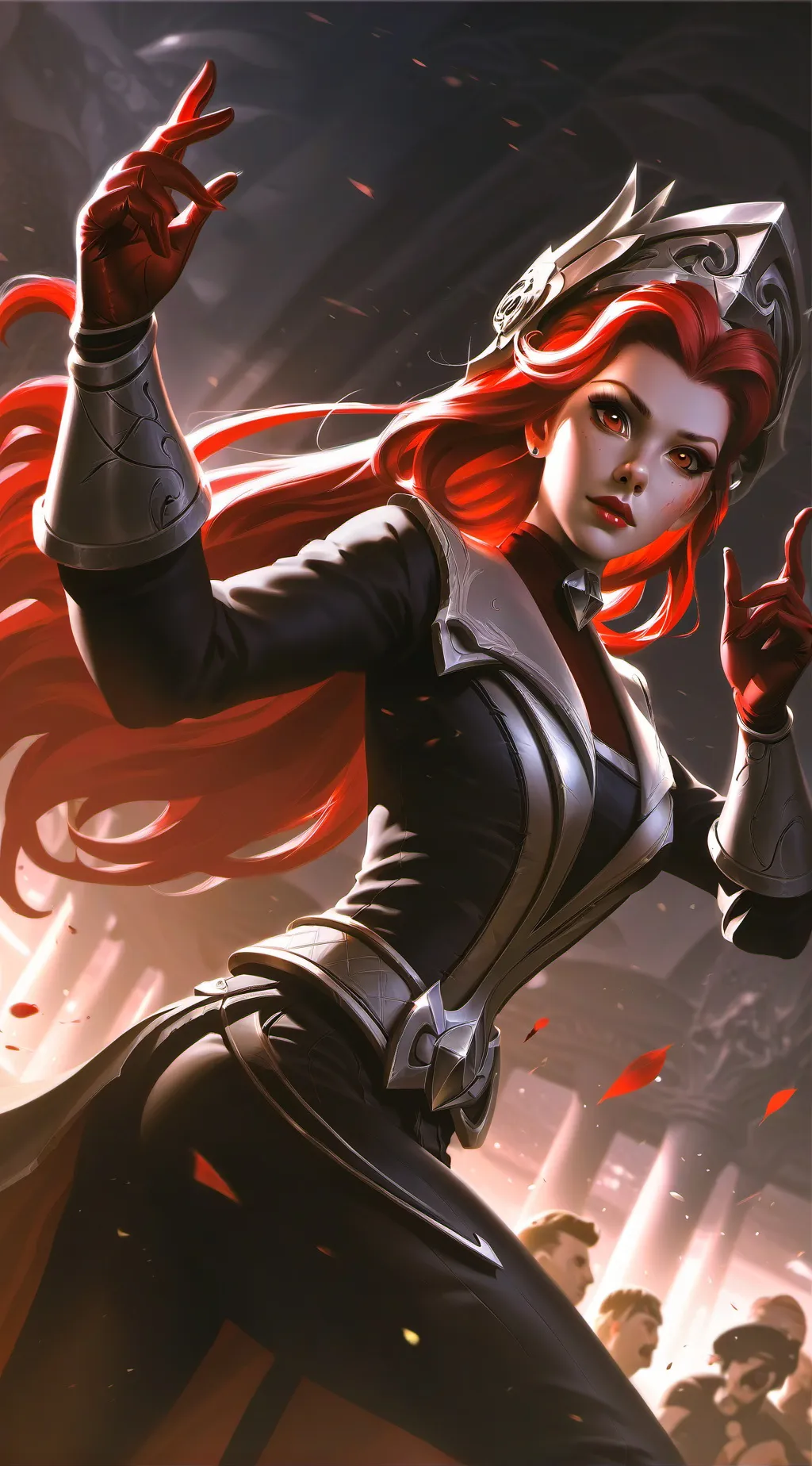 ai character: Rose background