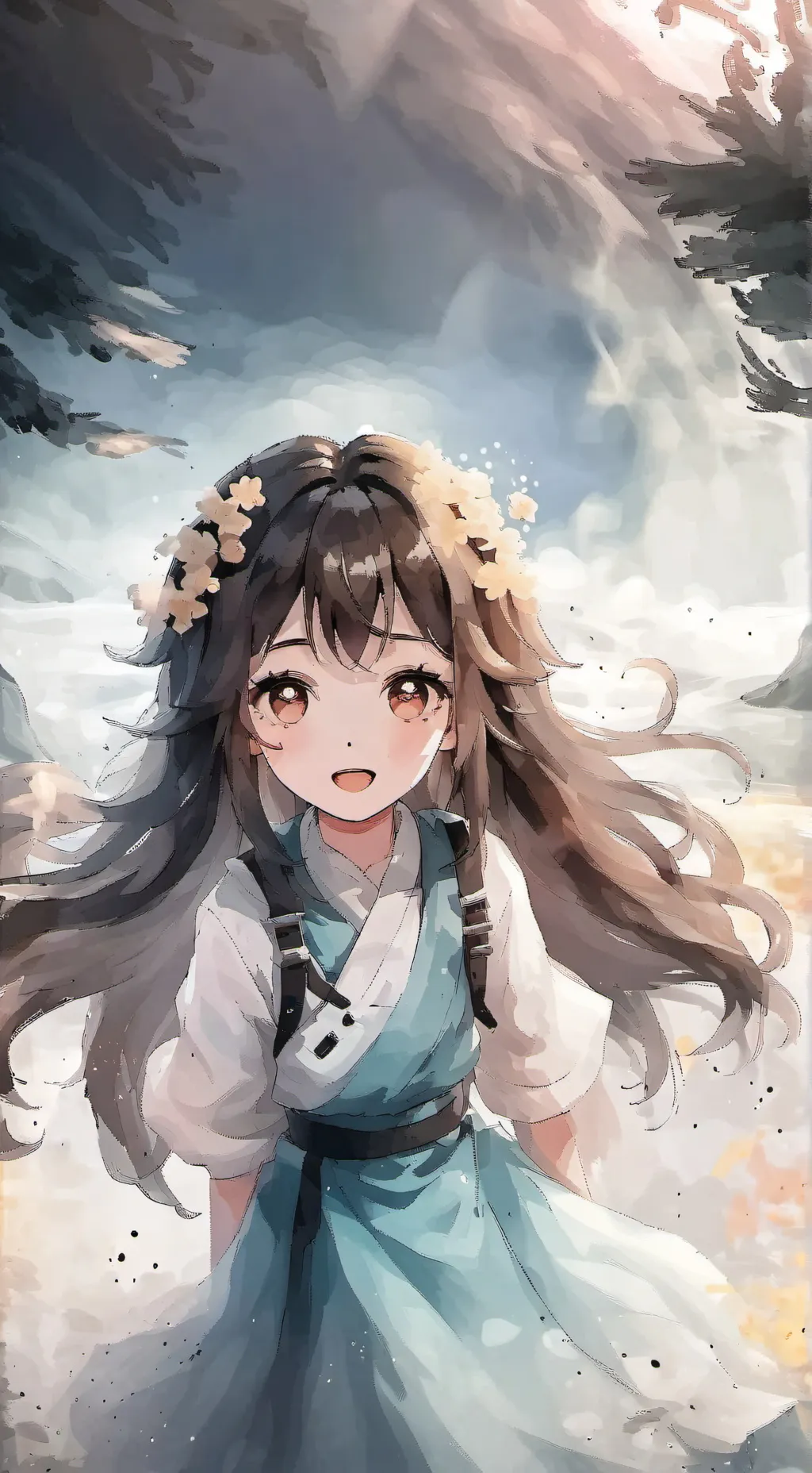 ai character: Аня background