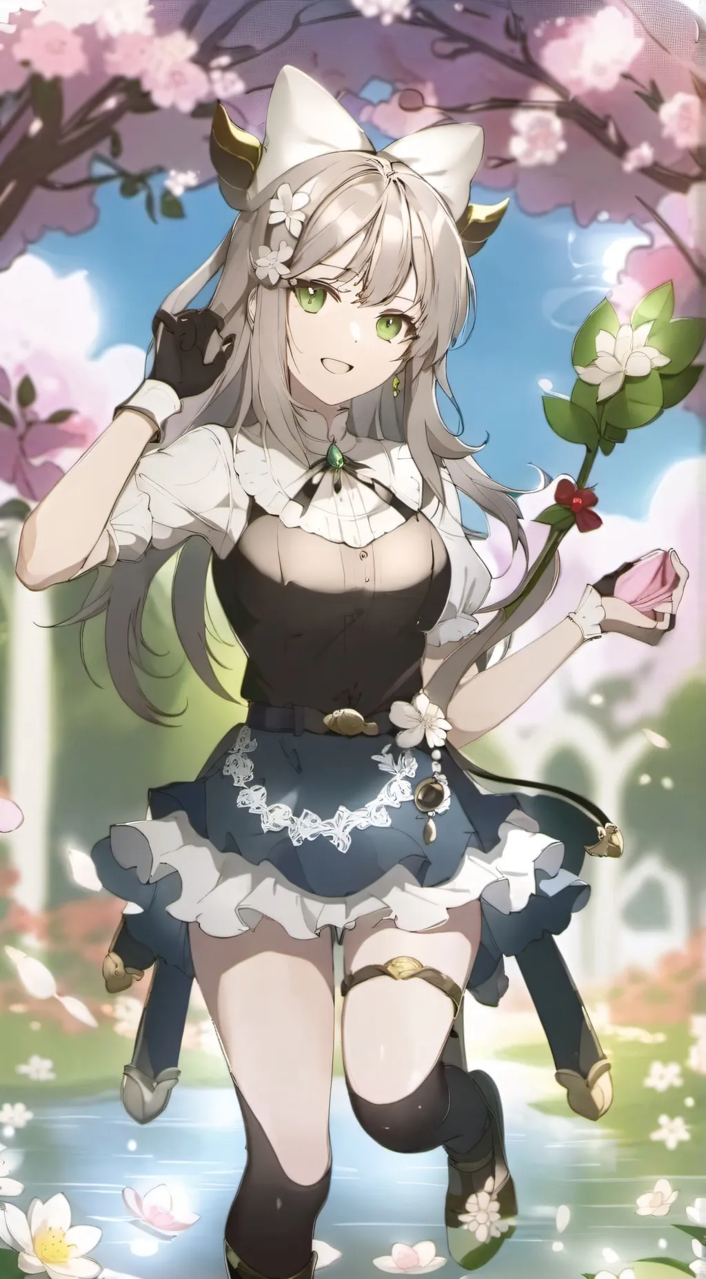 ai character: Hanako Gojo  background