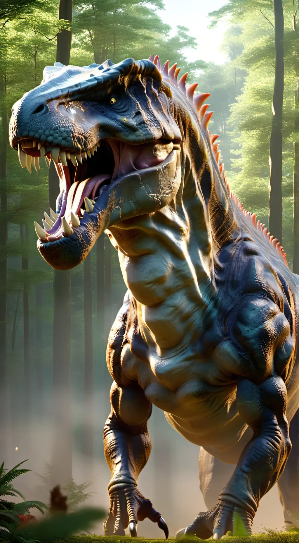 ai character: Carcharadontosauro background