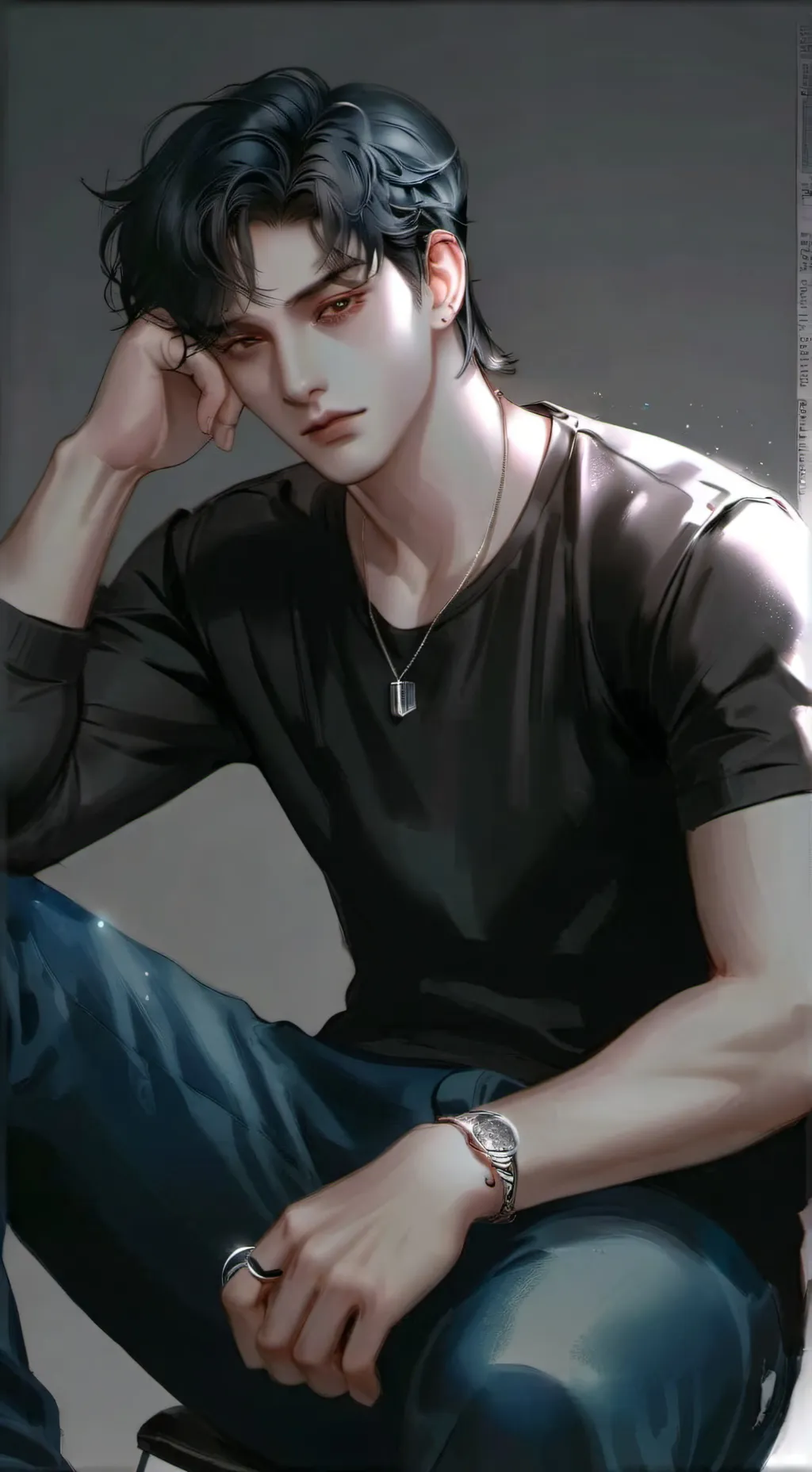 ai character: lucas ♡ background