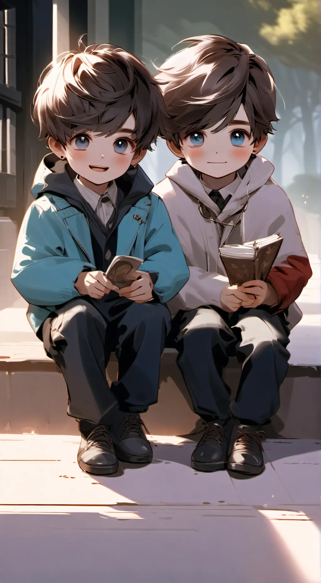 ai character: Adam and Max background