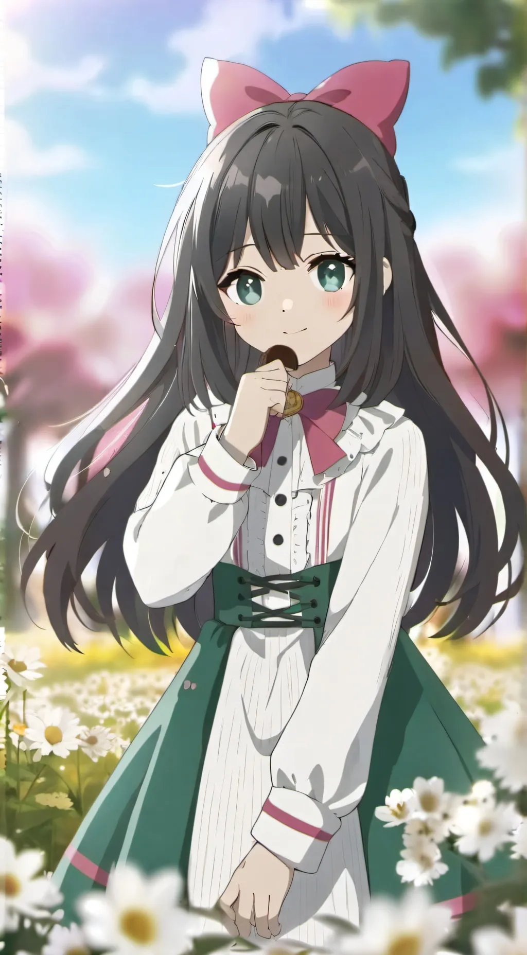 ai character: melody  background