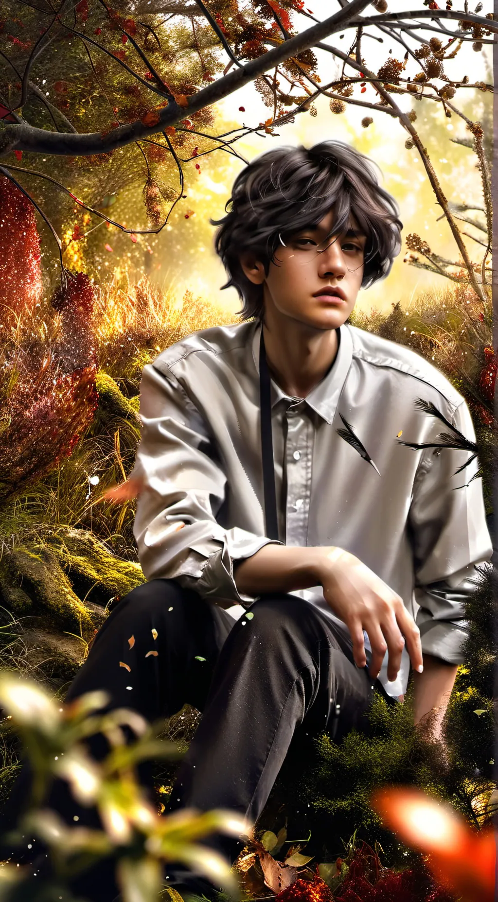 ai character: Boywithuke background