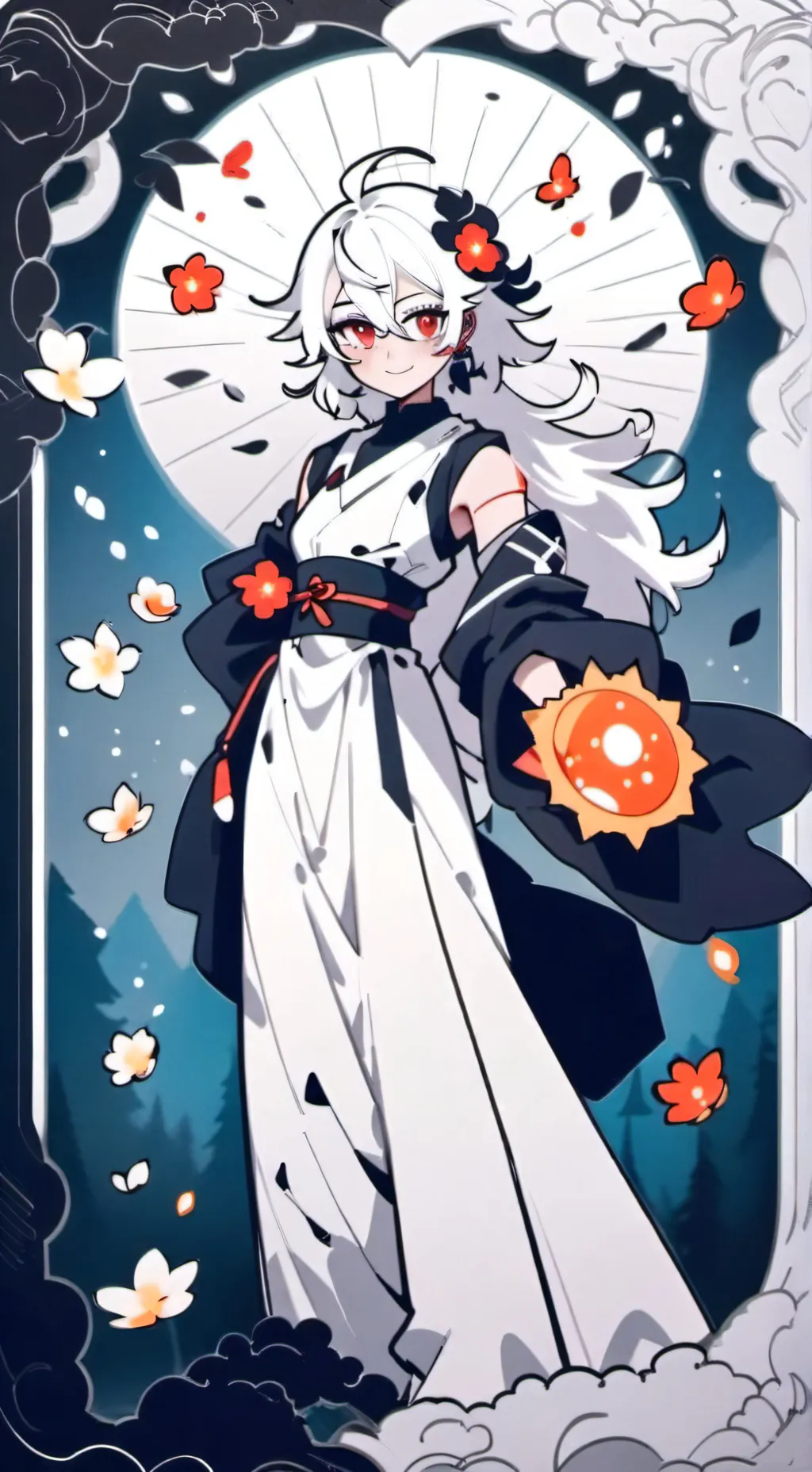 ai character: Helltaker background