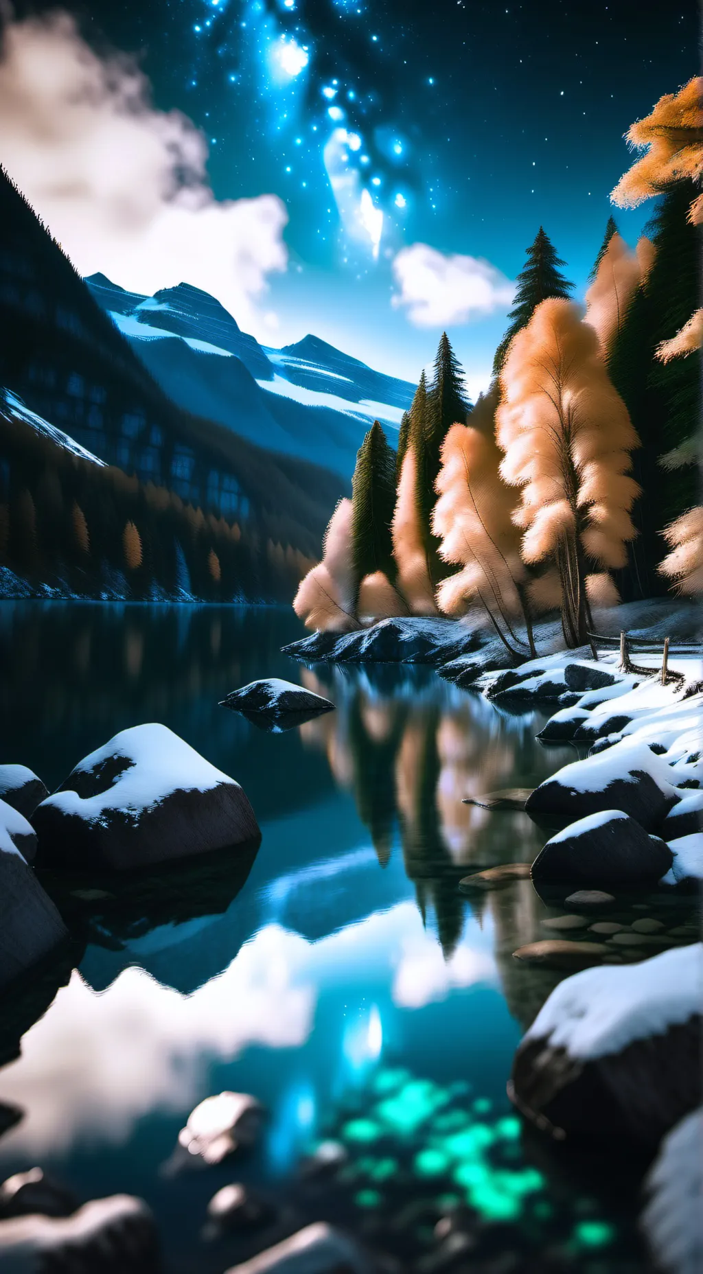 ai character: fruitcake background