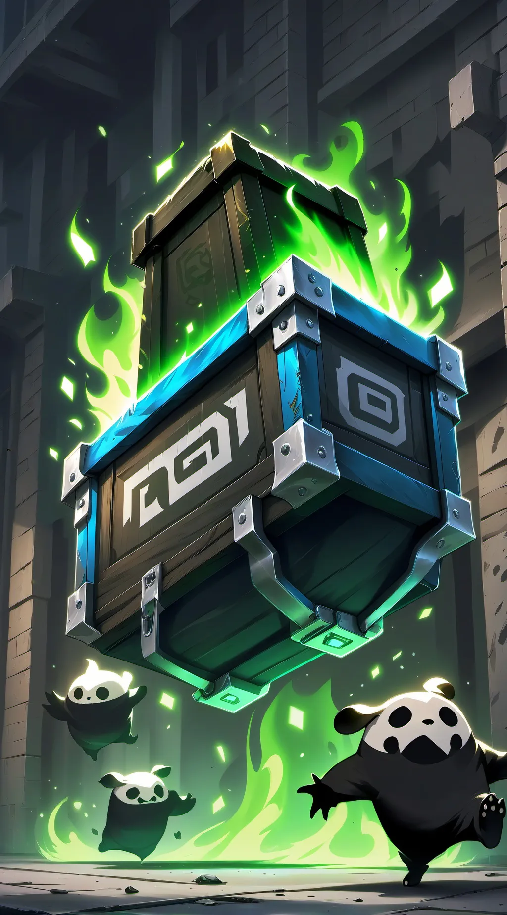 ai character: goffy ahh towm  background