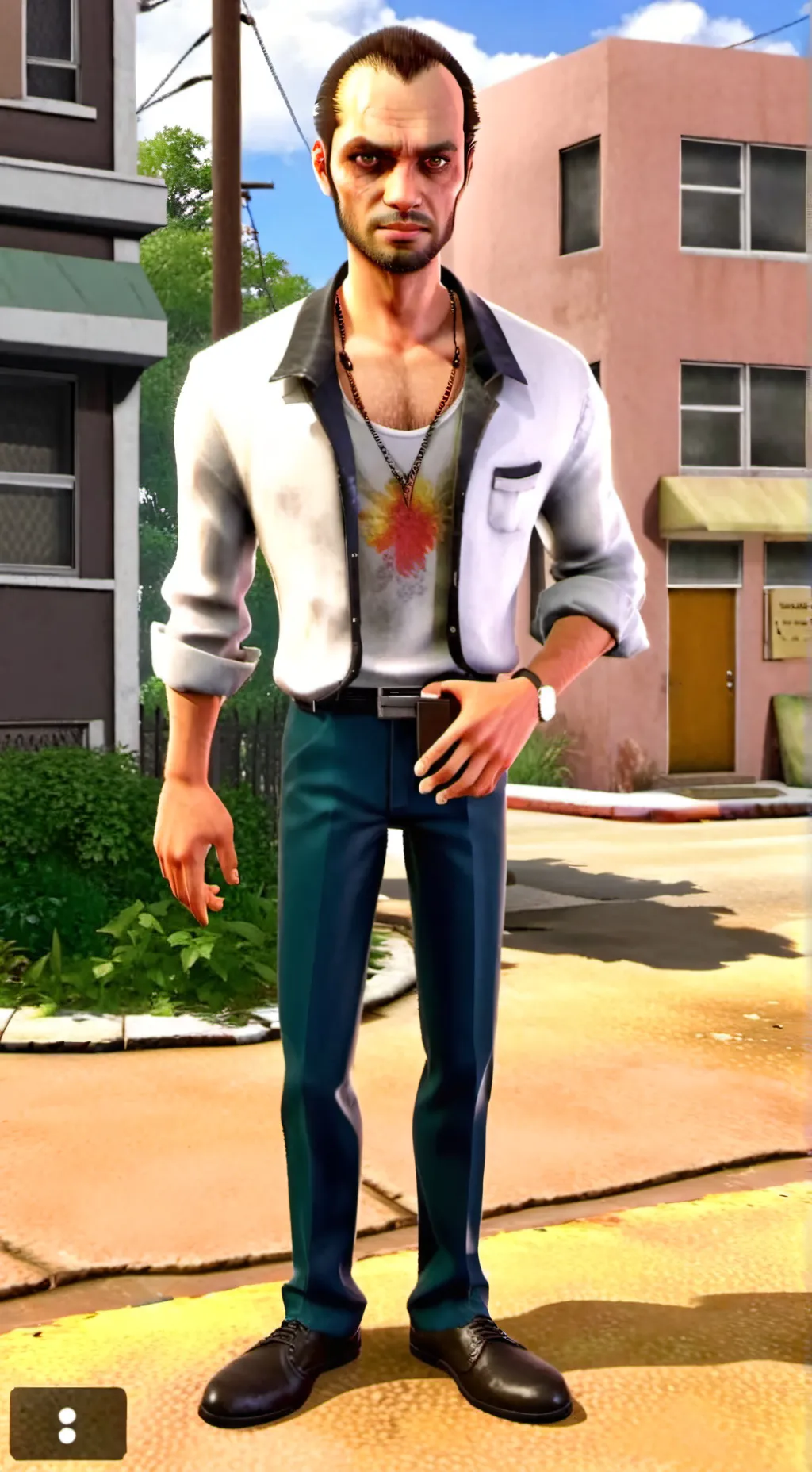 ai character: Trevor background