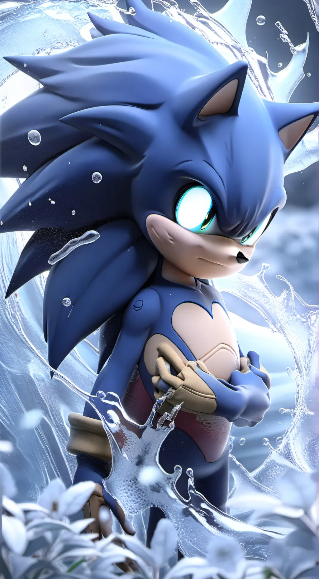 ai character: Sonic background