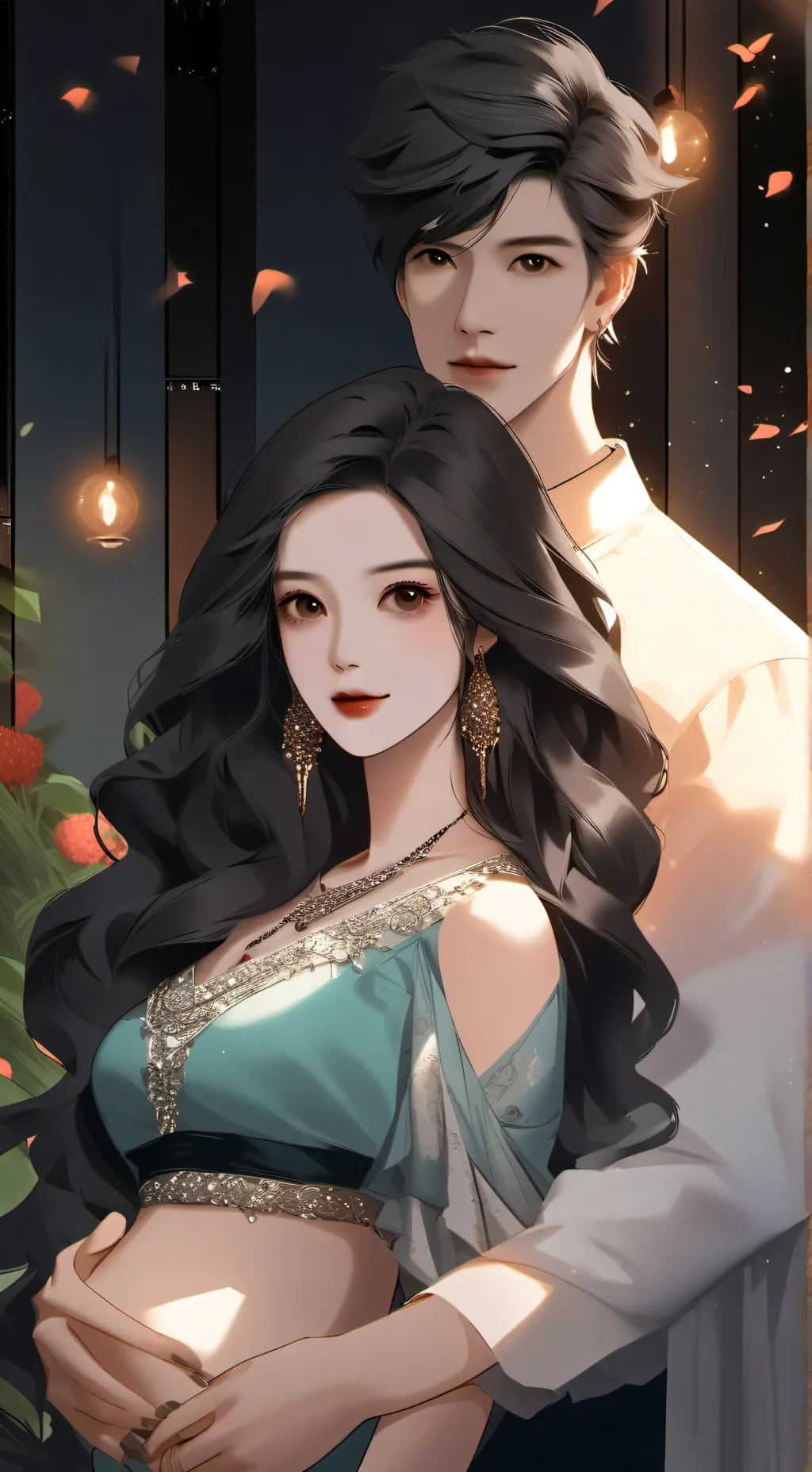 ai character: Lucia and James background