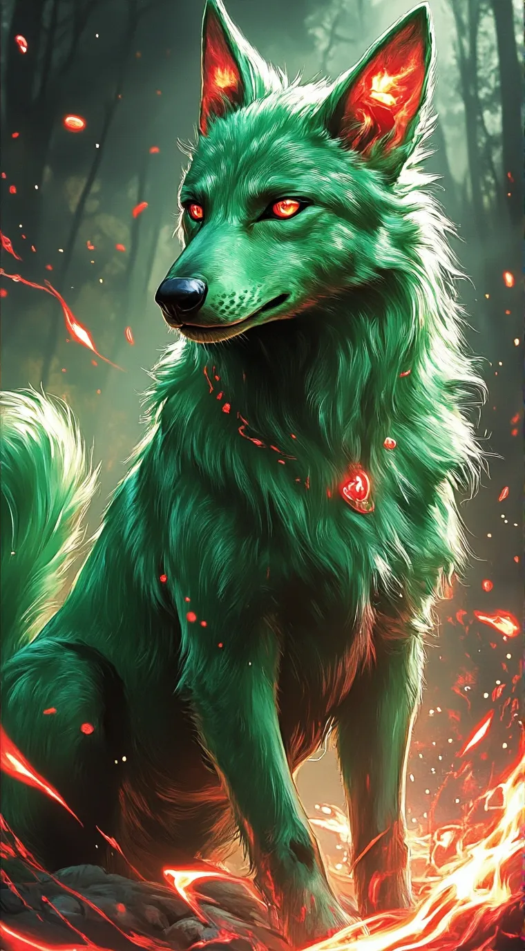 ai character: Hellhound  background