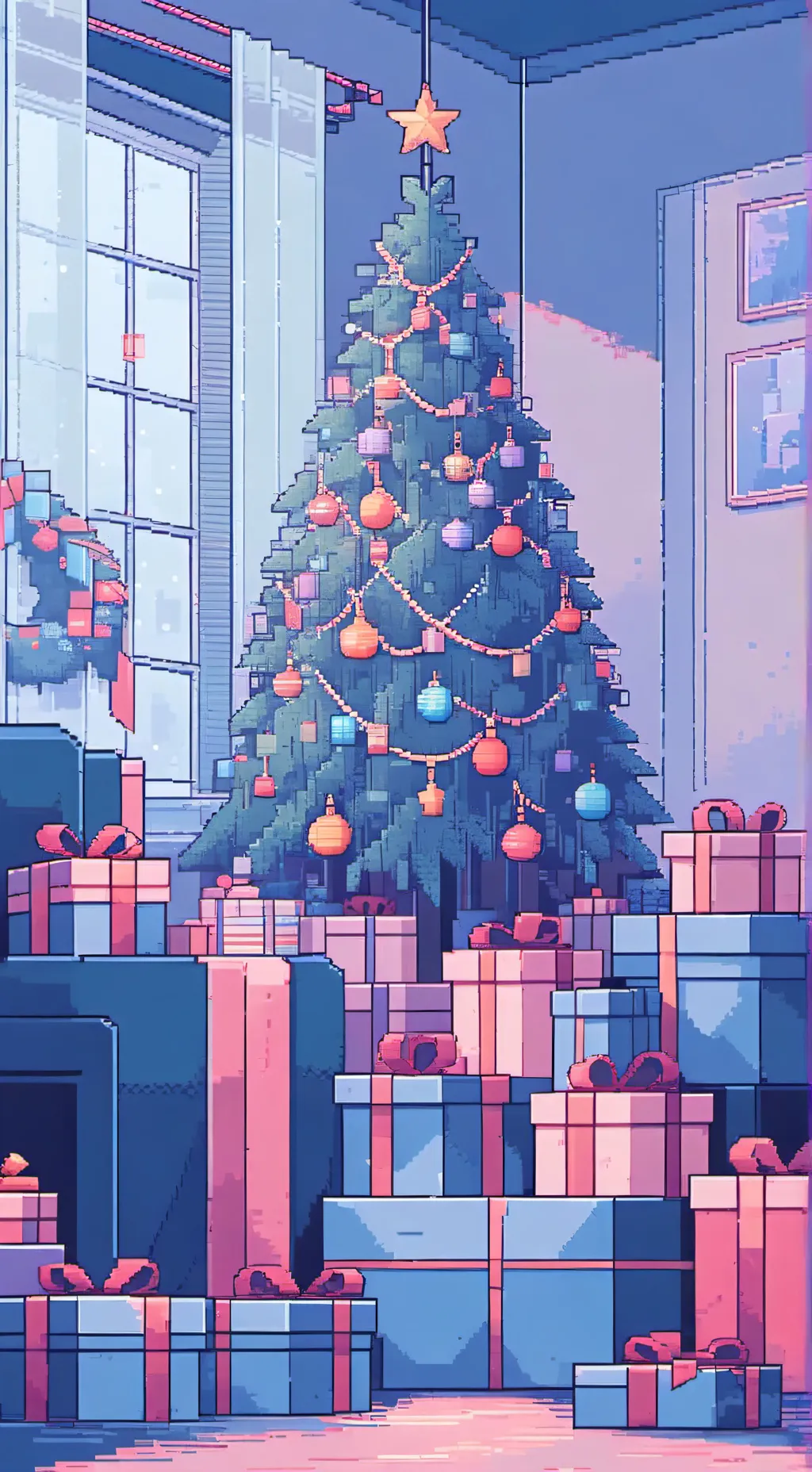 ai character: MD Christmas!!! background