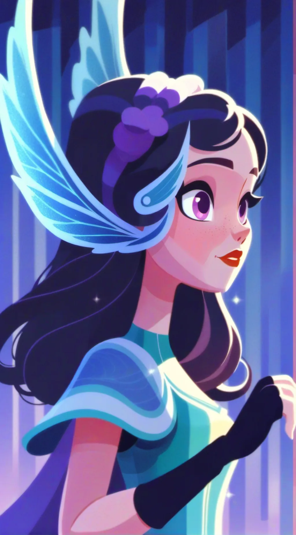 ai character: Belle background