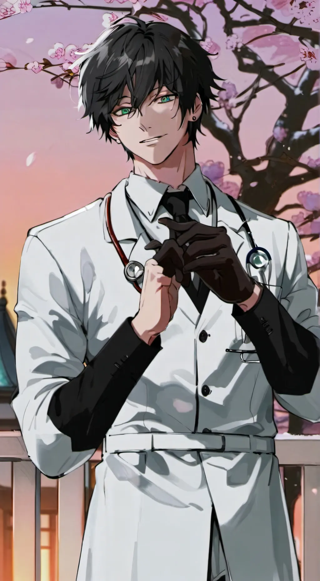 ai character: dabi  background