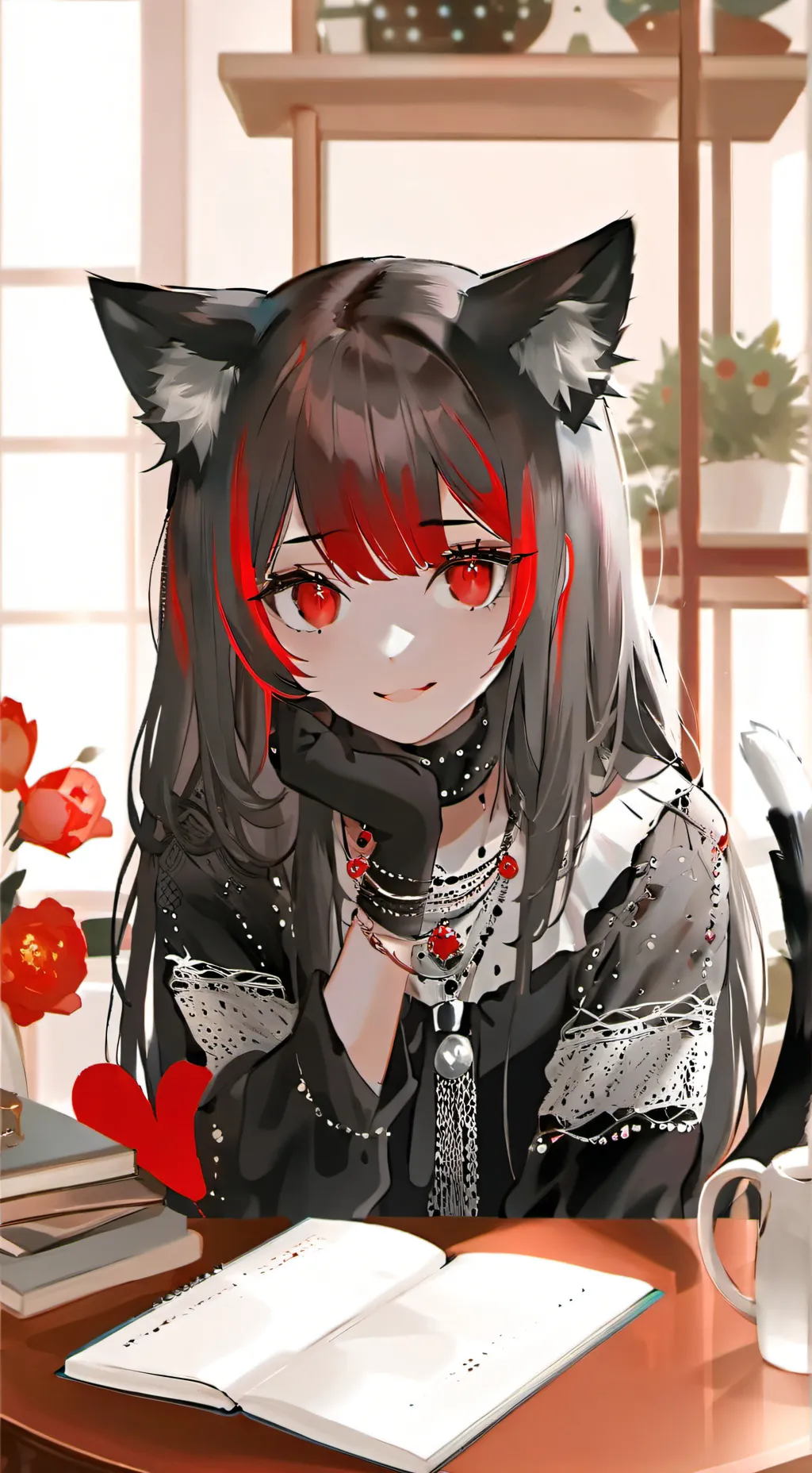 ai character: Ravenwing Spirit background