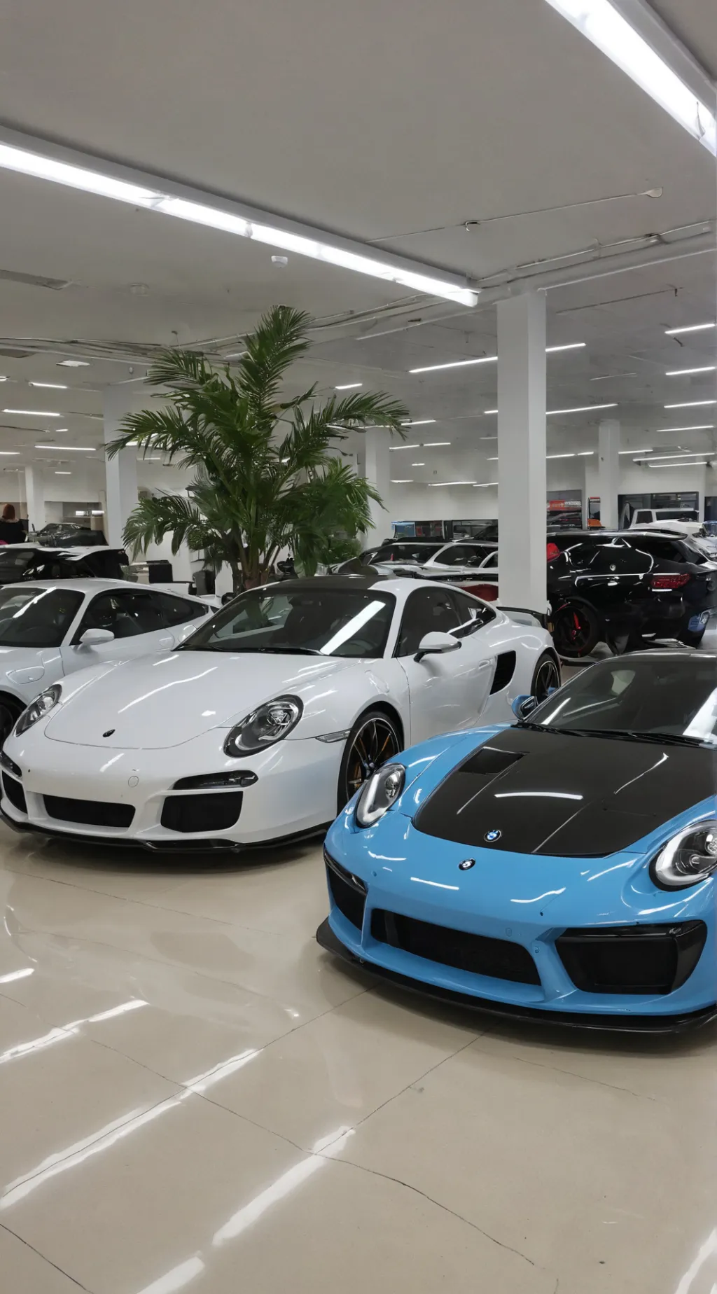 ai character: dealership  background