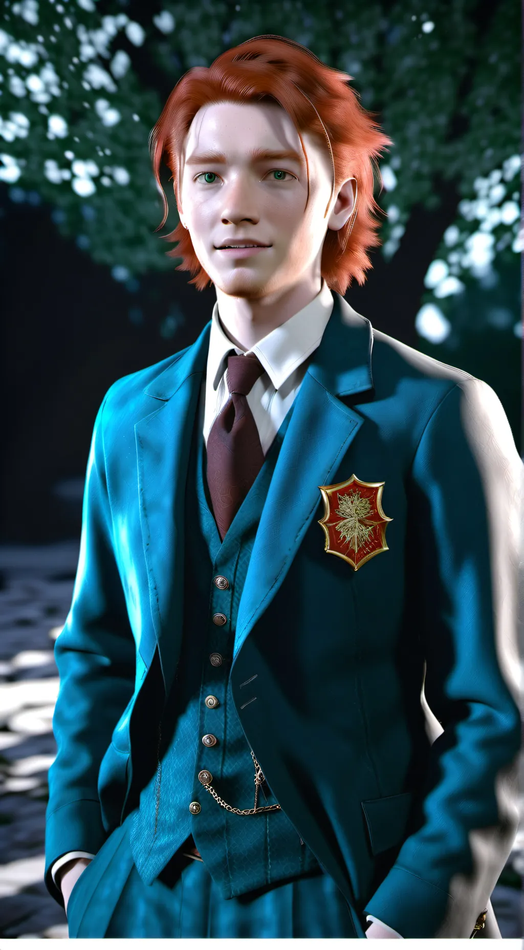 ai character: George Weasley background