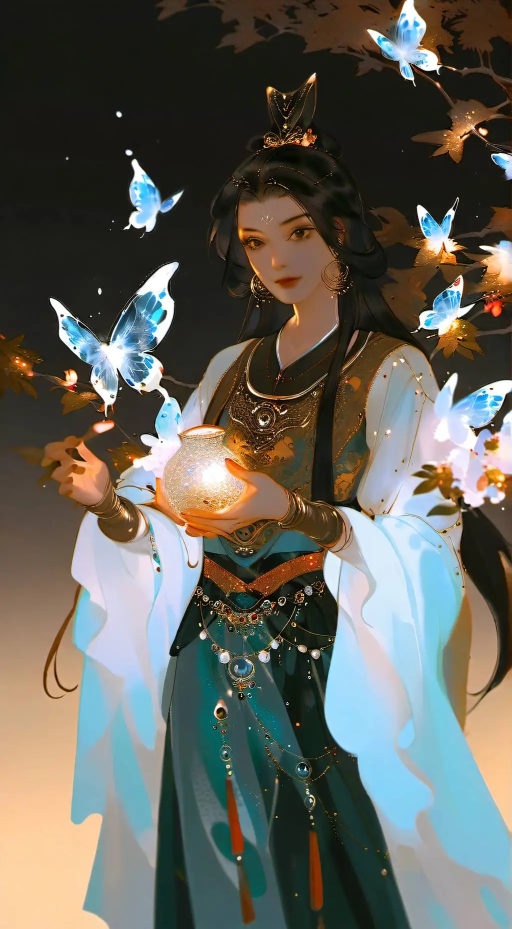 ai character: Butterfly Sisters background