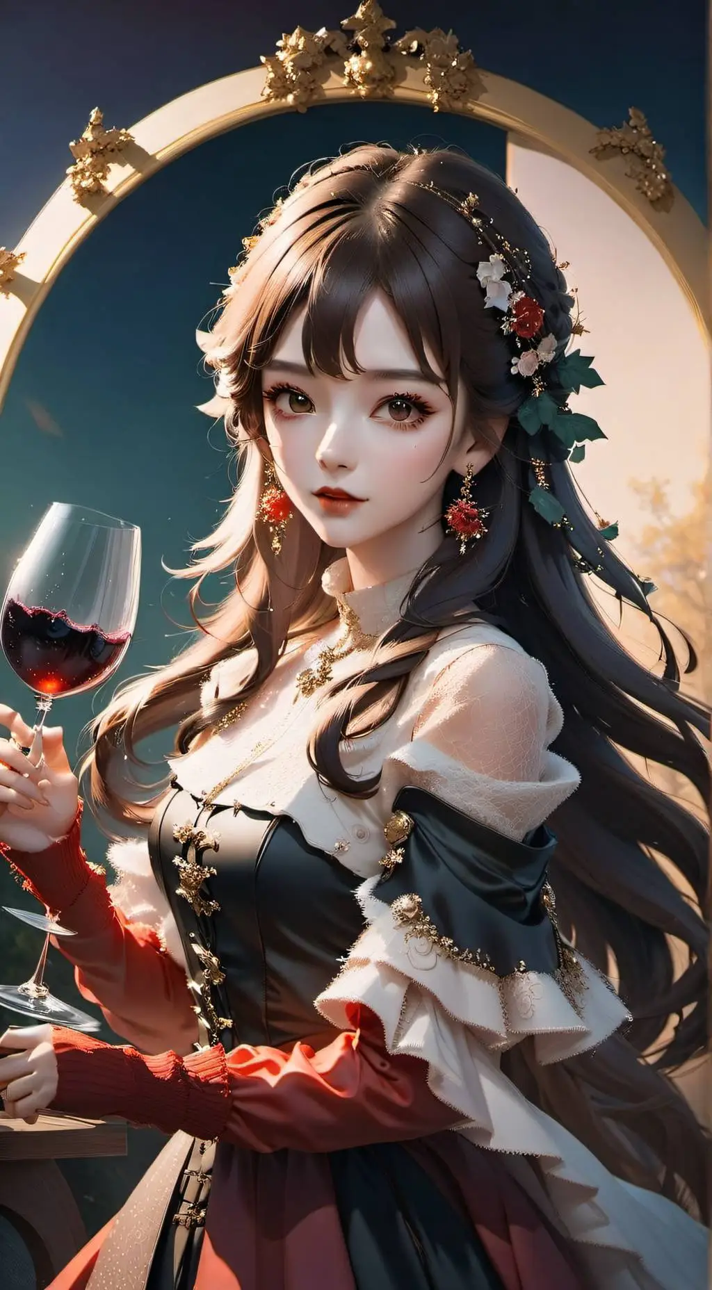 ai character: Diana  background