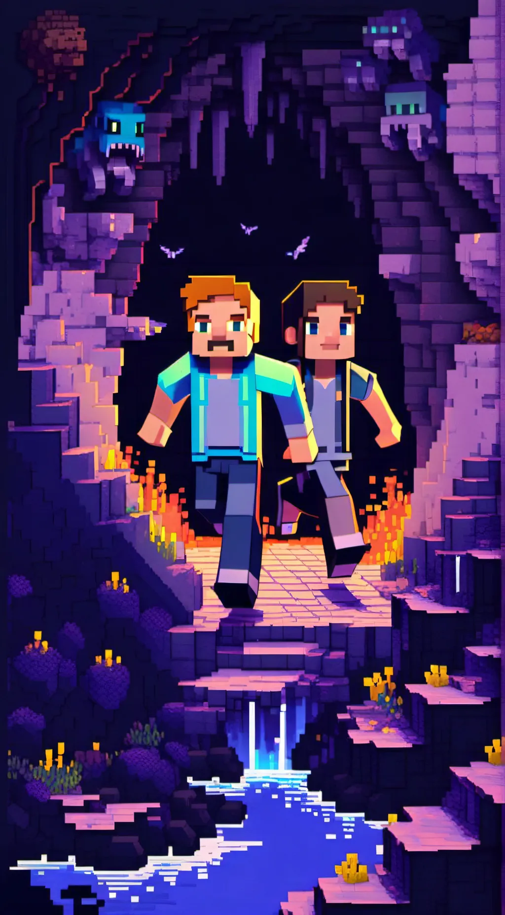 ai character: Steve and Alex background