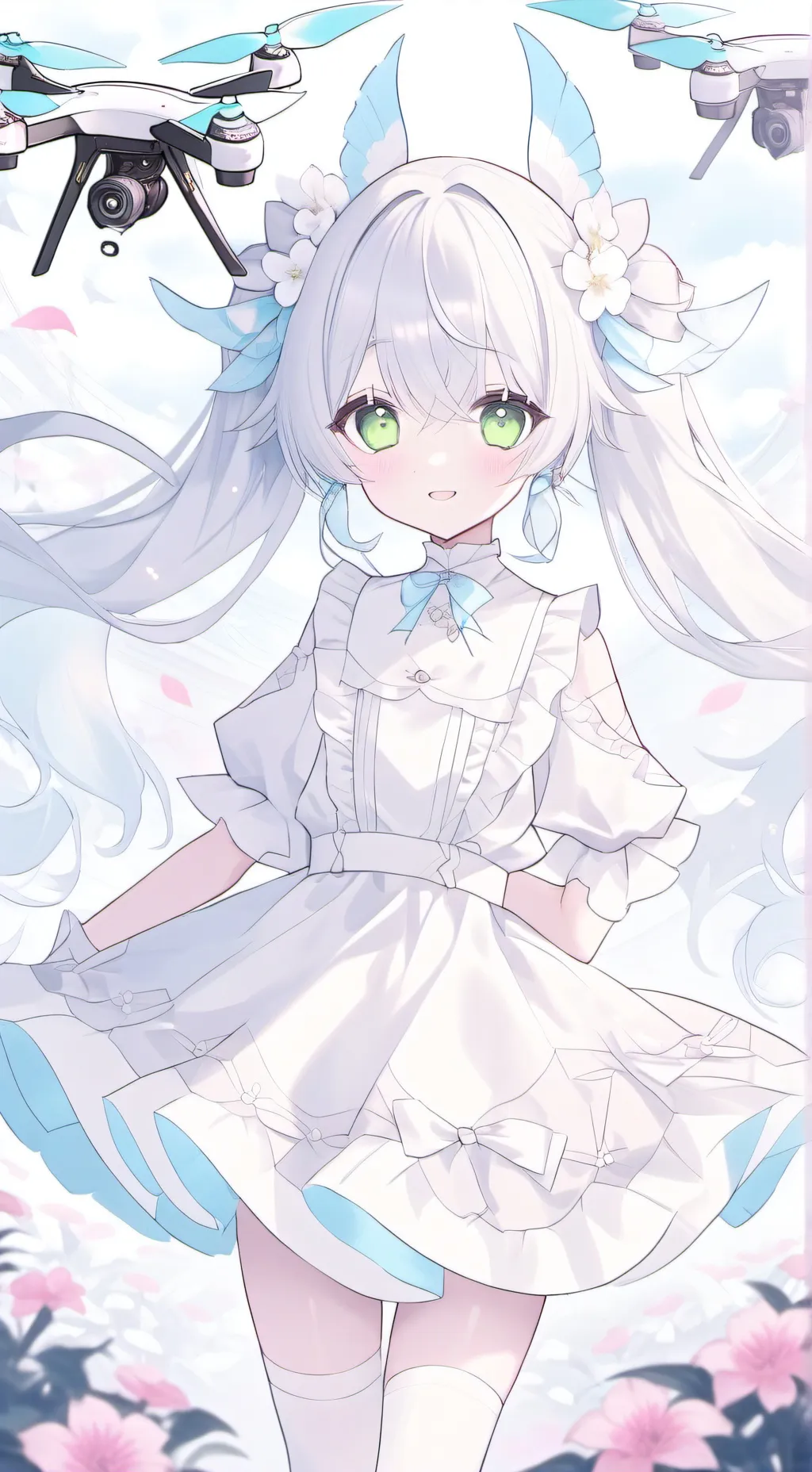 ai character: N+uze Murder drone background