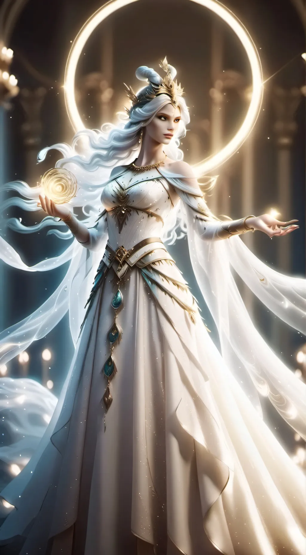 ai character: lighting god⚡️ background