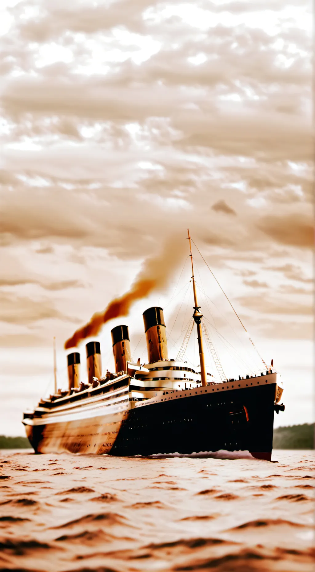 ai character: the titanic  background